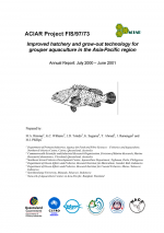 亚太地区石斑鱼水产养殖的改善和成长技术：2000  -  2001年年度报告ACIAR项目FIS / 97/73